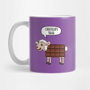 Chocolate Baaa Mug